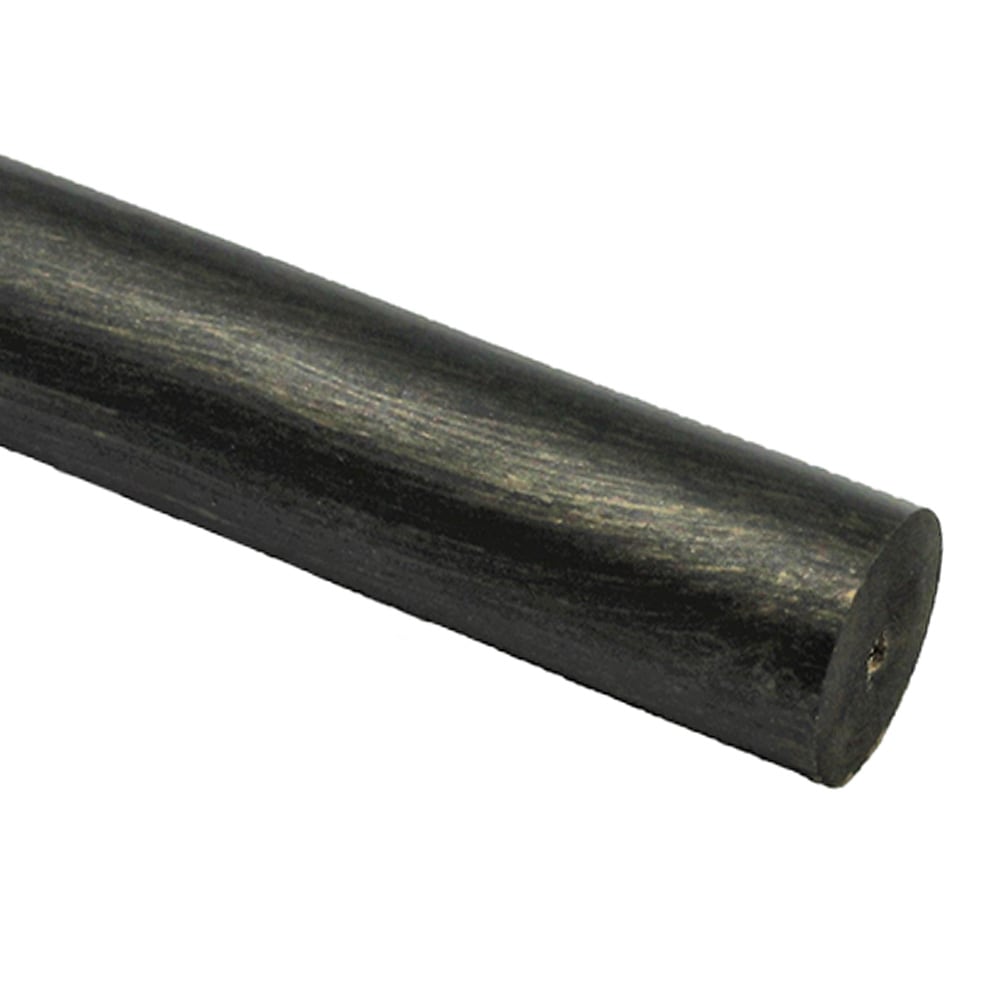 Bronze and Black Drapery Rod Finish