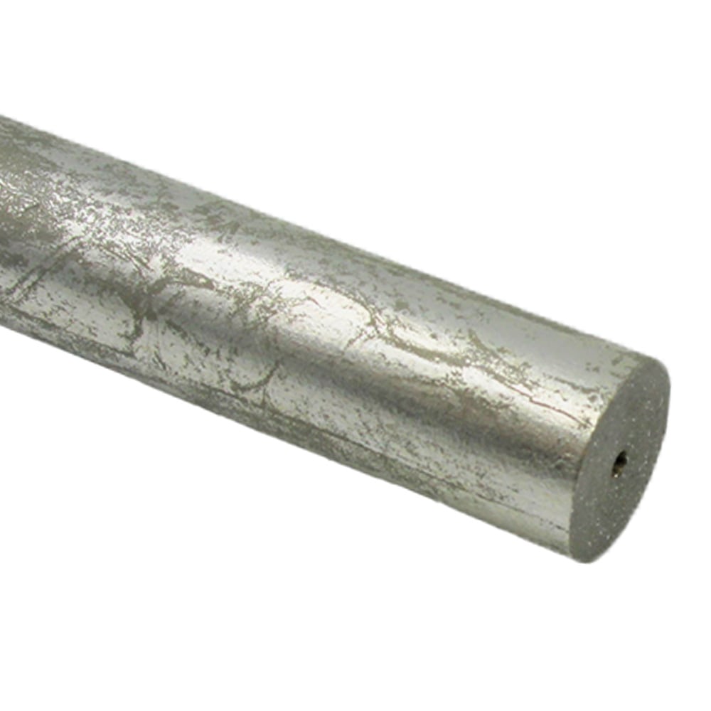 Antique Silver Drapery Rod Finish