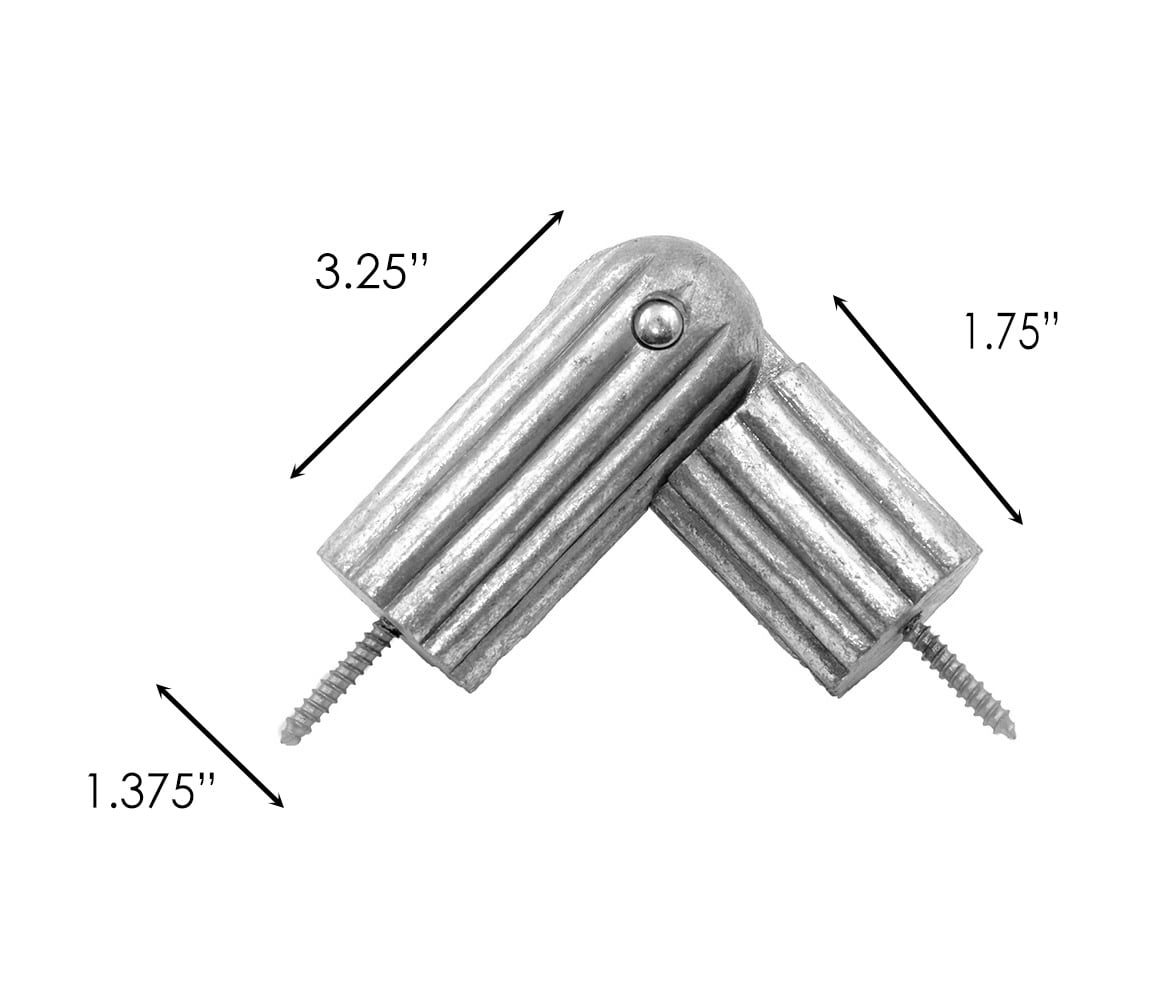 Sizing for Reeded Rod Elbow