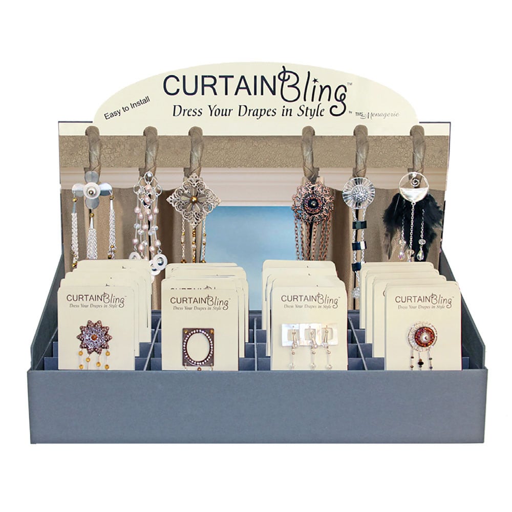 Curtain Bling Display Box Accessory
