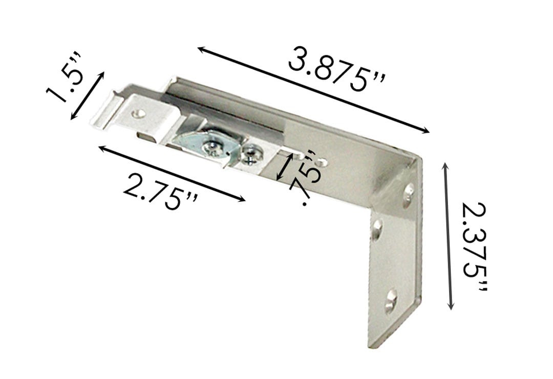 Sizing for Single Wall Bracket For Traverse