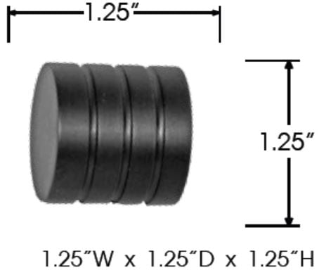 Sizing for Tech Ribbed End Cap