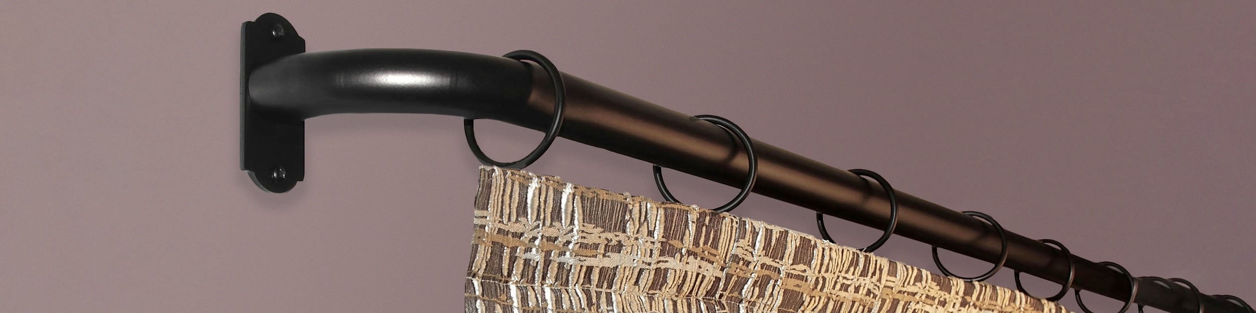 Wrought Iron Double Curtain Rods | Made in USA