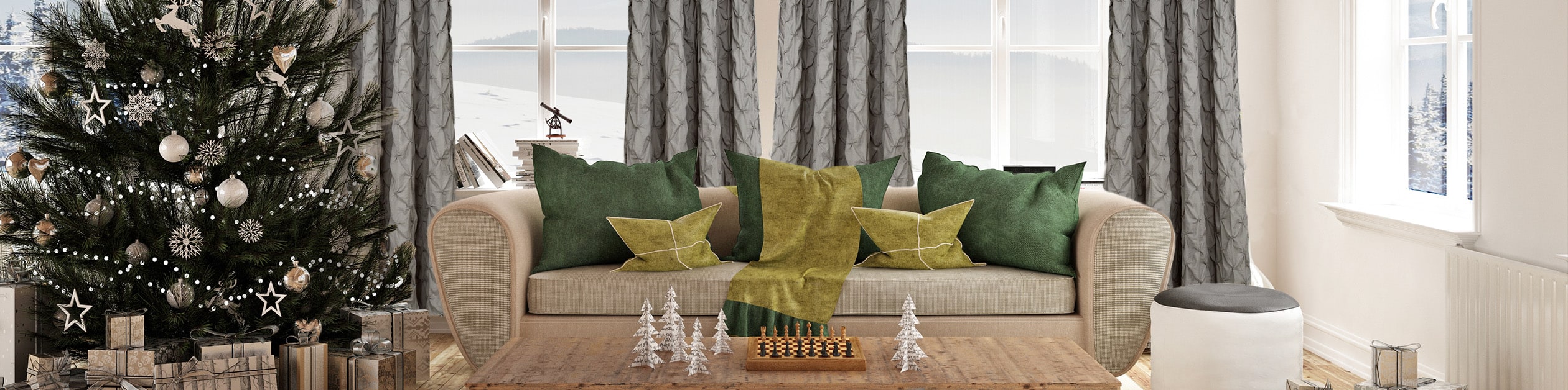 Spruce Up Your Window Treatments for the Holidays