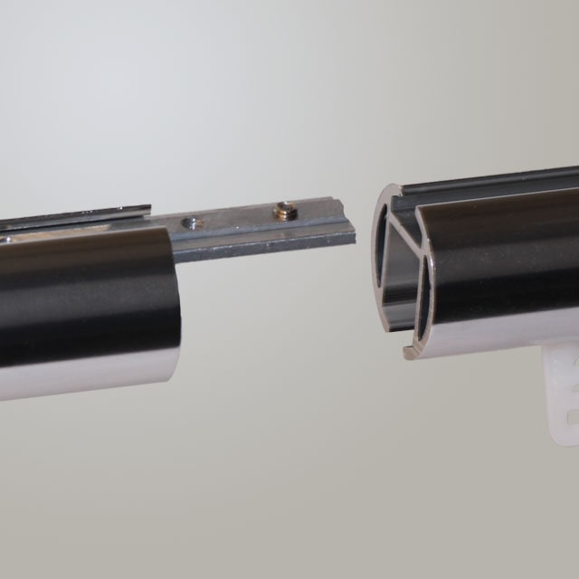 Metal rod splice connector