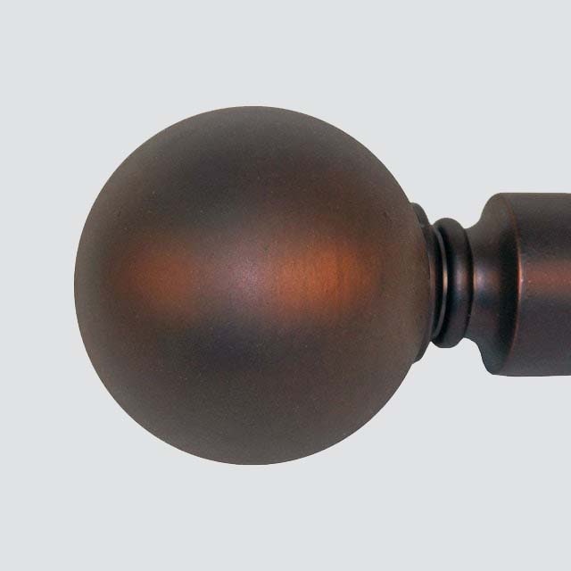 Bronze metal drapery ball finial