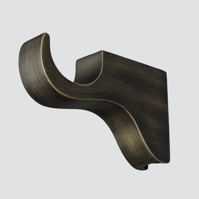 European design curtain rod bracket