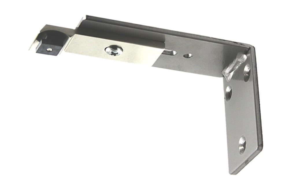 Adjustable Wall Bracket for Fast Track in Silver