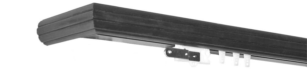 Traverse Rod with Mitered Return